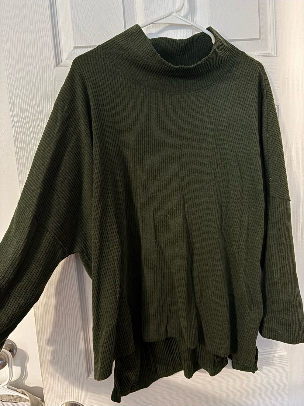 Old Navy Olive Green Ribbed Sweater